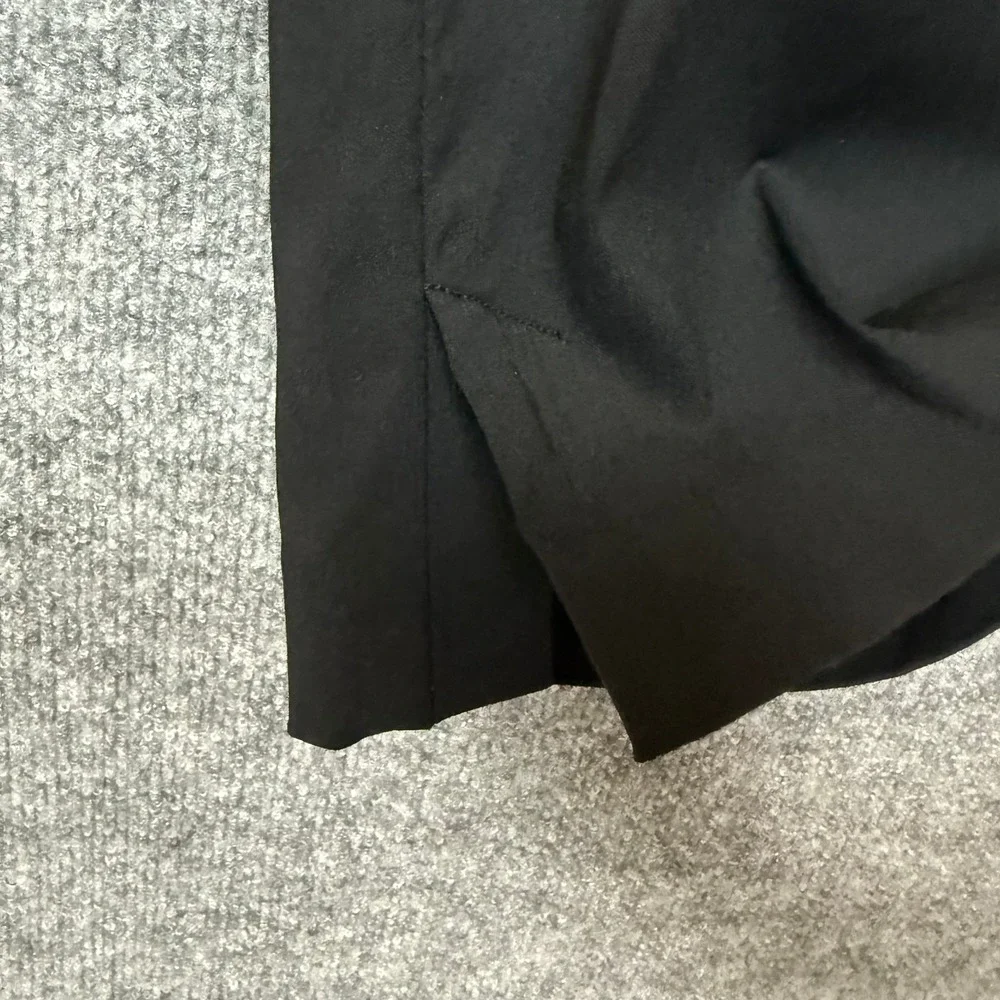 Lane Bryant Crop‎ Pants Women 28 Black Stretch Professional Workwear Slits NWT